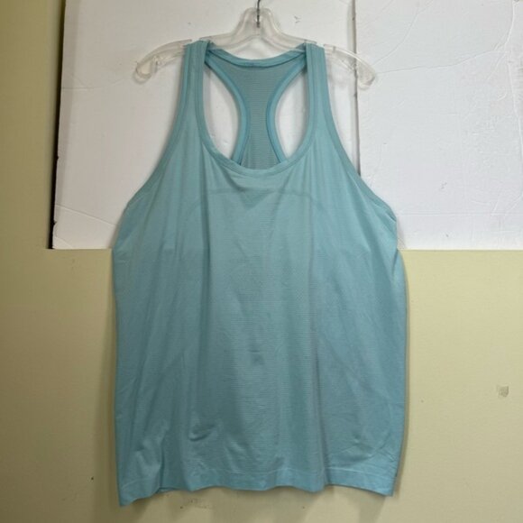 Lululemon Swiftly Tech Racerback Tank Top 2.0 Stretch 2022 Race Run Light Blue - Picture 2 of 11